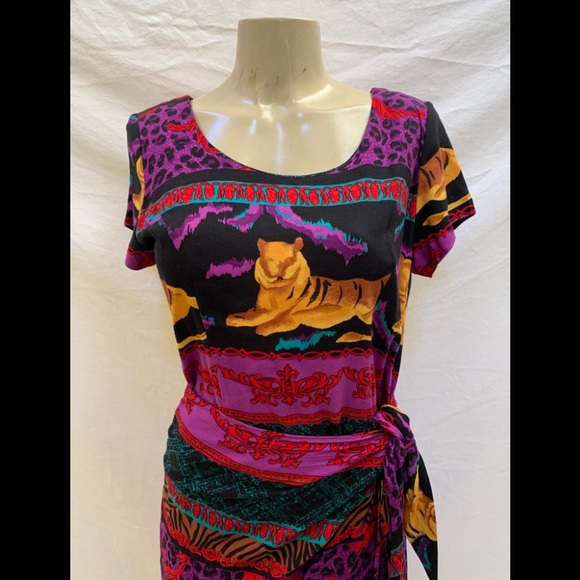 VTG Jessica Howard Multicolored ๐
Print Dress - Picture 2 of 9
